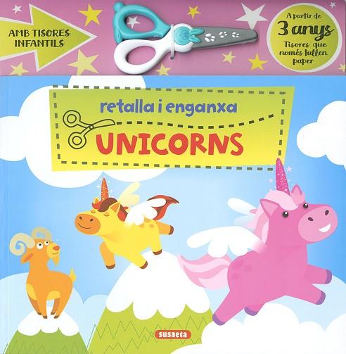 Retalla i enganxa unicorns | 9788411968690 | Ediciones, Susaeta