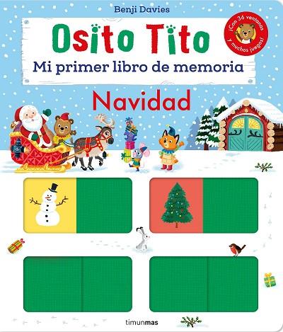 Osito Tito. Mi primer libro de memoria. Navidad | 9788408287506 | Davies, Benji