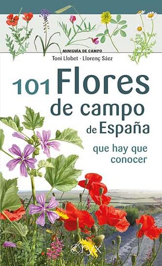 101 Flores de campo de España | 9788418735103 | Llobet François, Toni / Sàez Goñalons, Llorenç