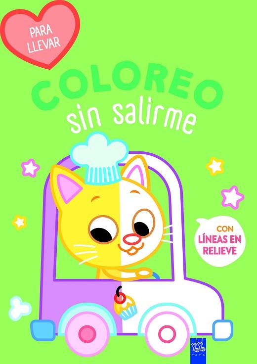 Coloreo sin salirme-Para llevar. Gato | 9788408278139 | YOYO