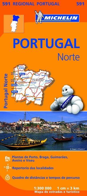 Mapa Regional Portugal Norte | 9782067184732 | Michelin