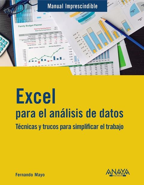 Excel para el análisis de datos | 9788441550353 | Mayo, Fernando