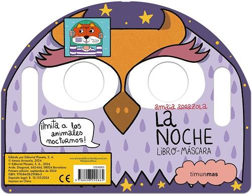 La noche. Libro-máscara | 9788408290865 | Arrazola, Amaia