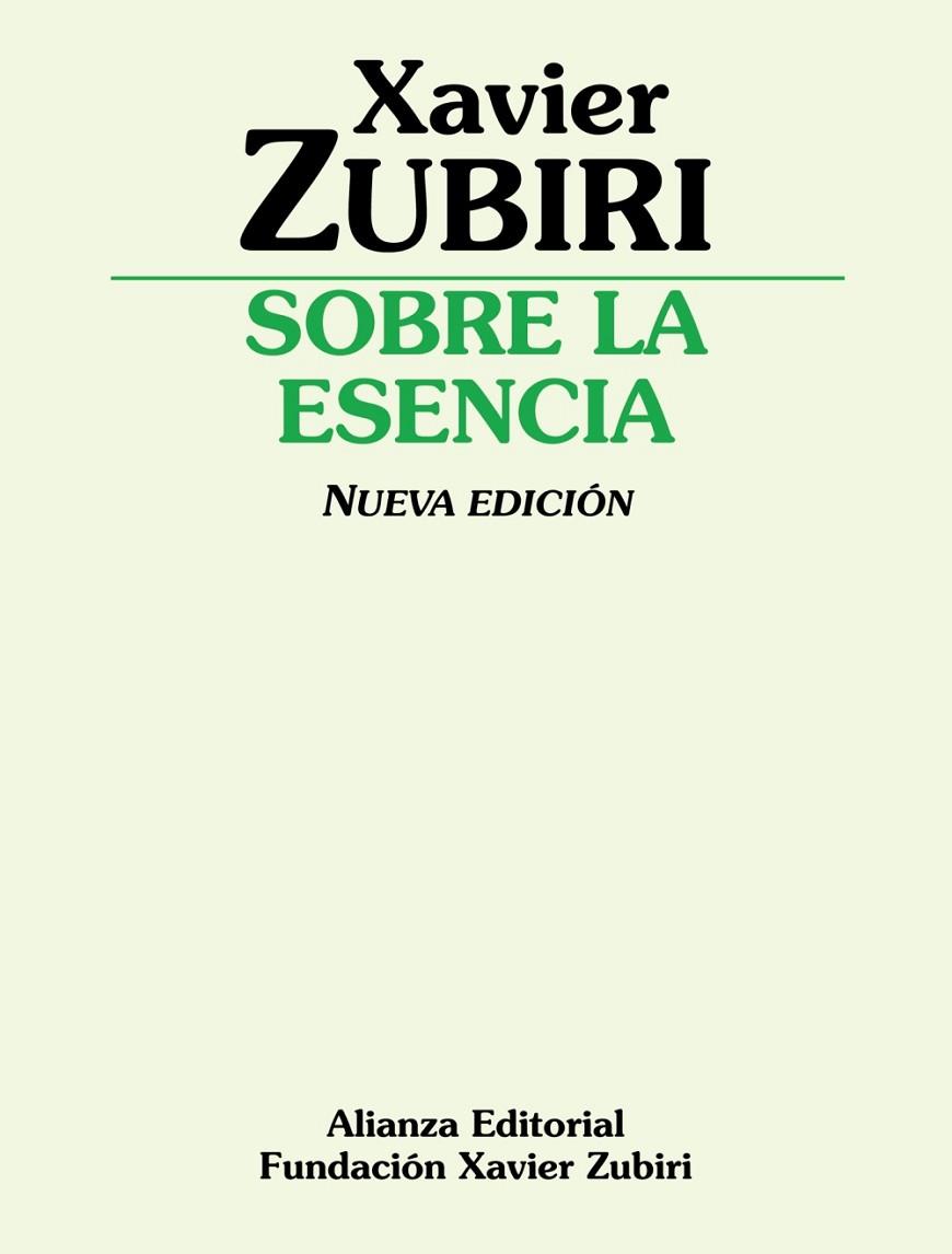 Sobre la esencia | 9788420691442 | Zubiri, Xavier